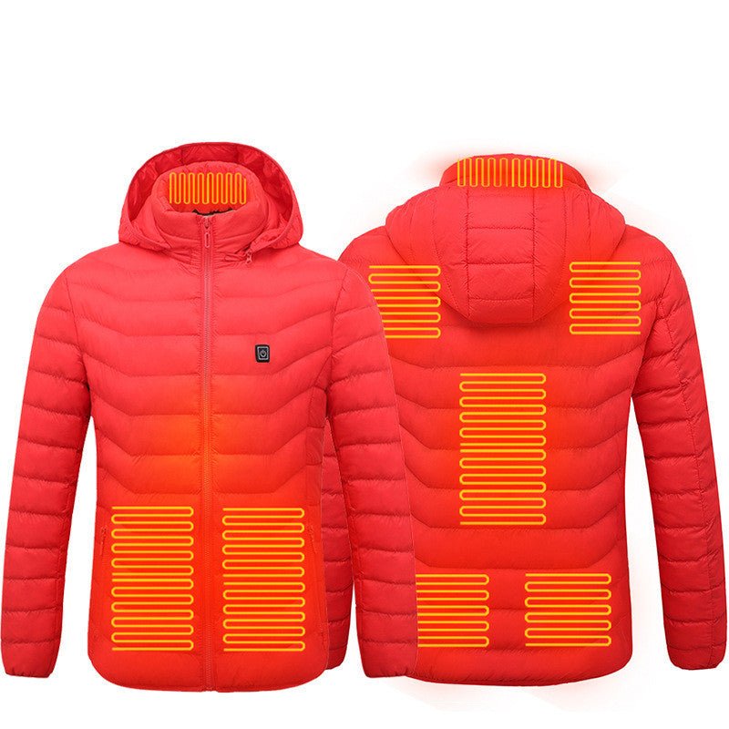 Heated Jacket for Winter – Electric Thermal Coat with Cotton Lining, Winter Warm Heating Vest for Men