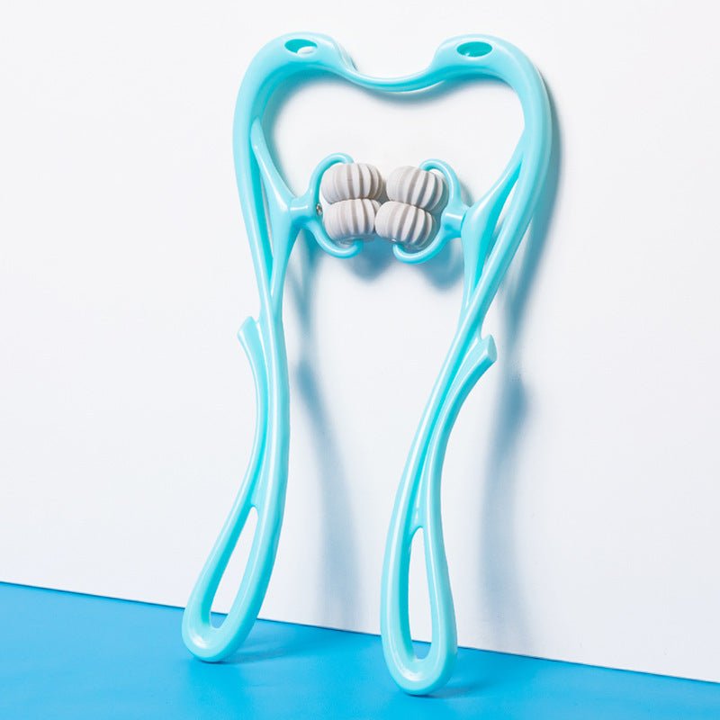 Neck Massager Tool Upto Six-wheel Manual Multifunctional Roller